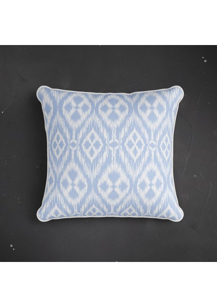 Ibiza Dijital Baskılı Sututmaz Keten Görünümlü Kalın Biyeli Dokuma Kırlent