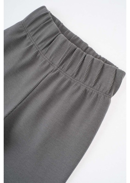 Kaşkorse Fitilli Tayt Çocuk Gri Organik Pamuk fiyatları