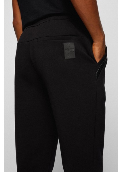 Jersey Trousers Pamuk Karışımlı, Kavisli Logolu Eşofman Altı 50456414