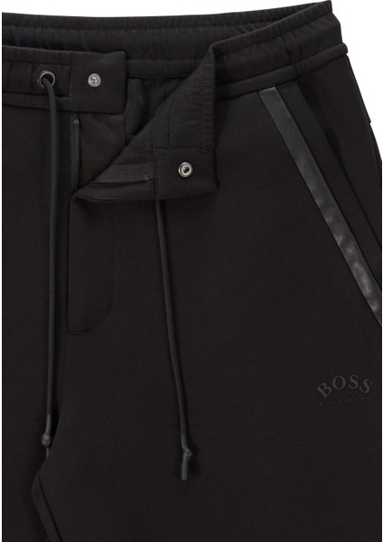 Jersey Trousers Pamuk Karışımlı, Kavisli Logolu Eşofman Altı 50456414