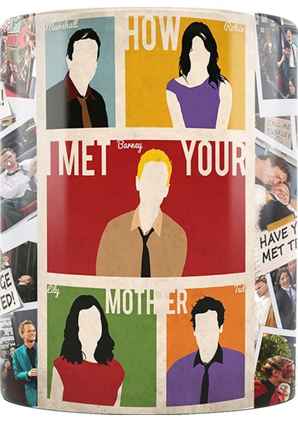 How I Met Your Mother Barney Fotoğraf Albümü 3 Tarafı Baskılı Porselen Kupa fiyatları