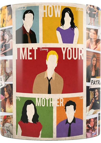 How I Met Your Mother Robin Fotoğraf Albümü 3 Tarafı Baskılı Porselen Kupa fiyatları