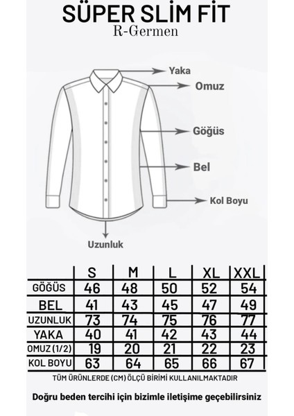 Erkek Mavi Saten Likralı Pamuklu Süper Slim Fit Gömlek