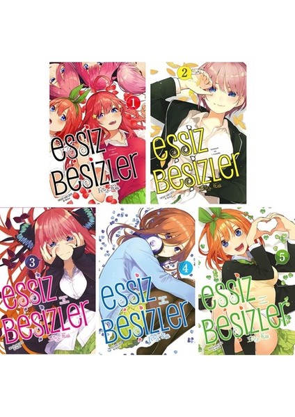 Eşsiz Beşizler 1-6 Manga Set