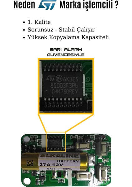 Universal Akıllı Garaj Kepenk Bariyer Otopark Kumandası 1.Kalite