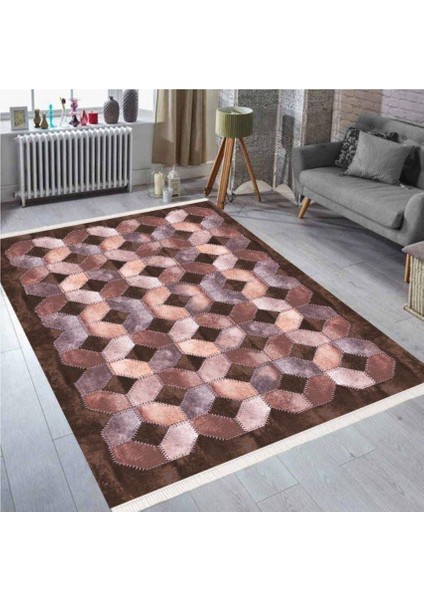 Pvc Kaymaz Taban Salon Mutfak Yatak Odası Halısı Yolluk I-CK-770