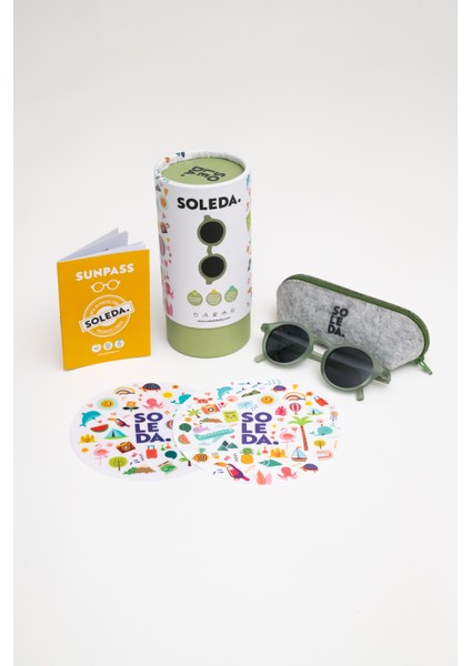 3-6 Yaş Çocuk Güneş Gözlüğü - Olive Green fiyatları