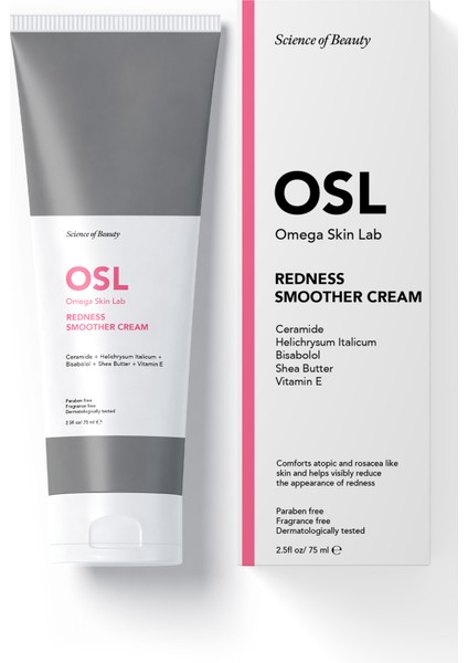 Redness Smoother Cream 75ML (Kızarıklık,Rozasea Karşıtı Krem)