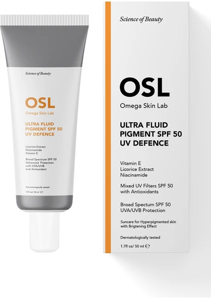 Ultrafluid + Pigment Spf 50 Uv Defence 50ML