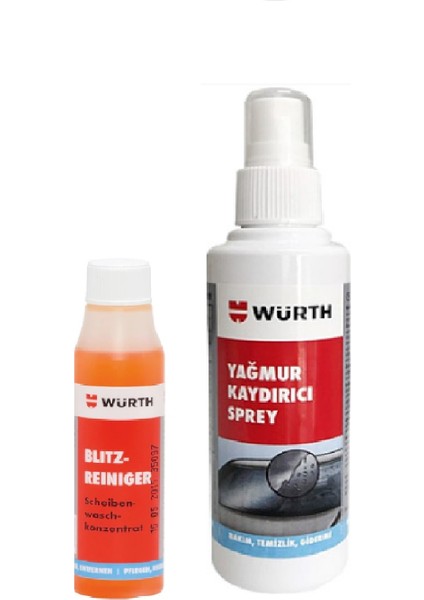 Yağmur Kaydırıcı Sprey&würth Konsantre Cam Sabunu