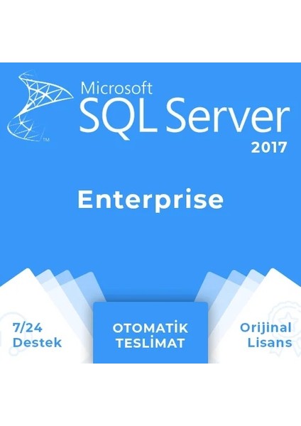 Sql Server 2017 Enterprise Lisans