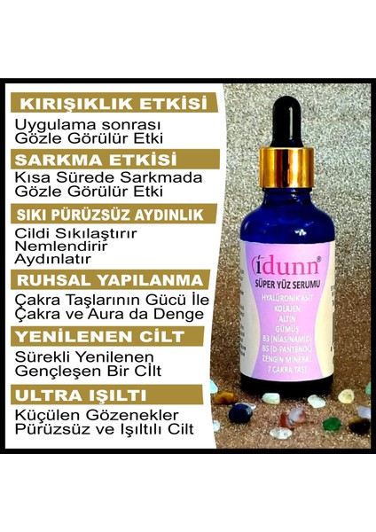 Idunn Yüz Serumu (Tam gece bakımı) 50 ml