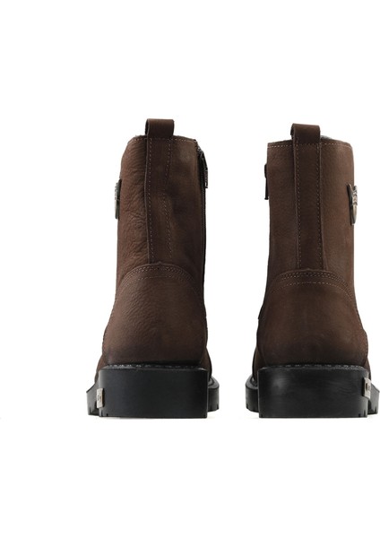 102 17600 M Kahve Yıkama Nubuk Erkek Günlük Bot 102-17600-M-KAHVE-YIKAMA-NUBUK Kahverengi fırsatları