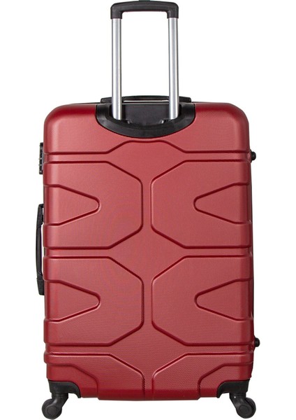 WX-1002 Bordo Büyük Boy Valiz modelleri
