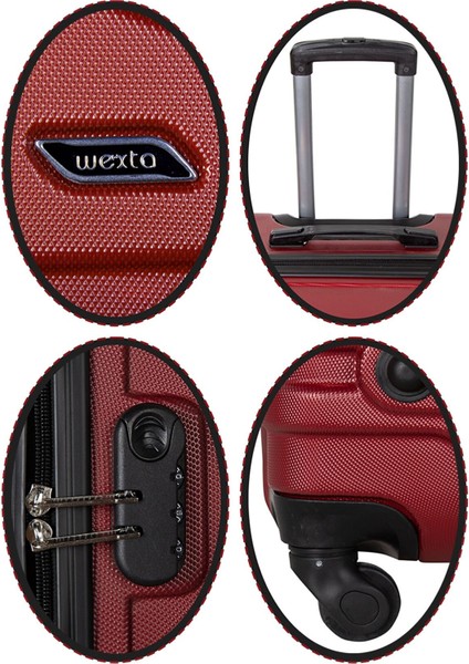 WX-1002 Bordo Büyük Boy Valiz fırsatları