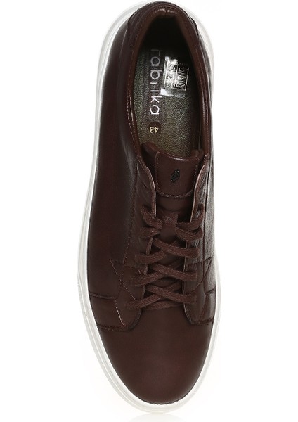Kahve Erkek Deri Sneaker DAJON fırsatları