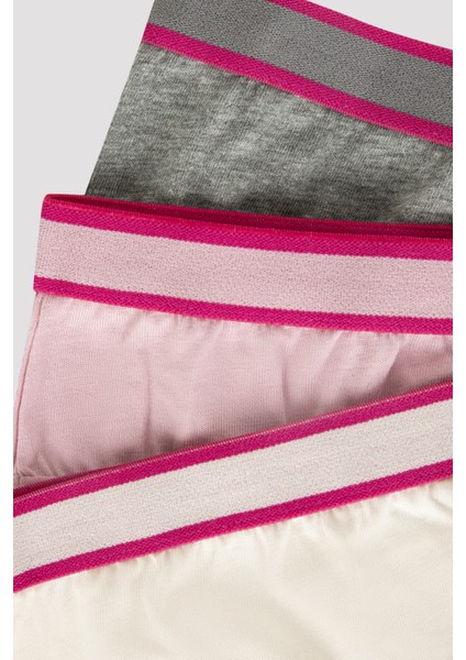 Çok Renkli Kız Çocuk G. Stripe 3lü Külot