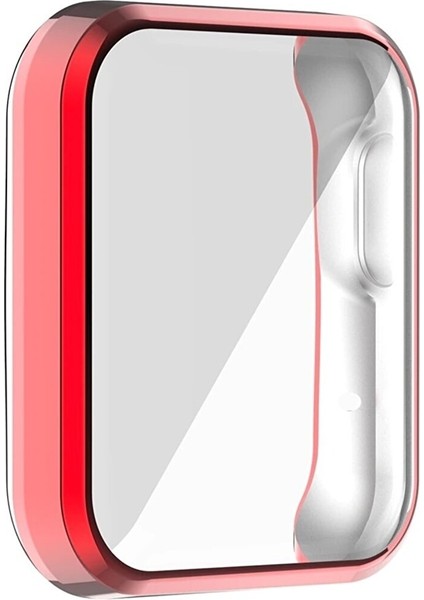 Xiaomi Mi Watch Lite Uyumlu 360 Koruma Ultra Ince Önü Kapalı Silikon Kılıf modelleri