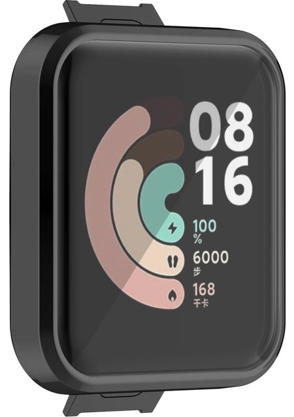 Xiaomi Mi Watch Lite Uyumlu 360 Koruma Ultra Ince Önü Kapalı Silikon Kılıf modelleri