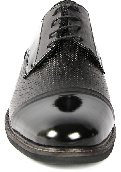 E90 Siyah Hakiki Rugan ve Cilt Deri Bağçıklı Klasik Erkek Ayakkabı modelleri