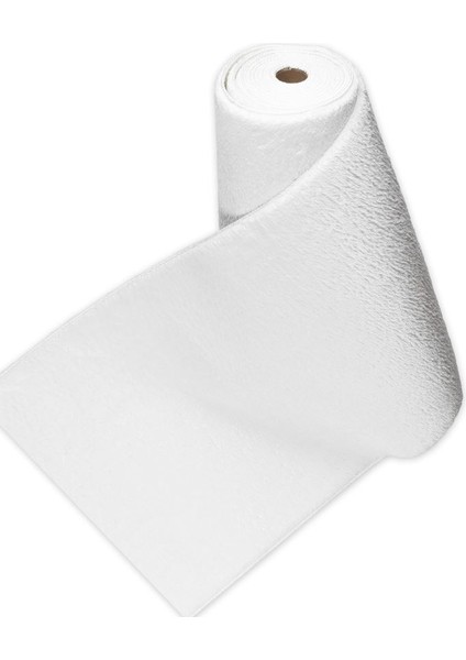 Comfort Puffy Ponpon Saçaklı Peluş Düz Yolluk Beyaz fırsatları