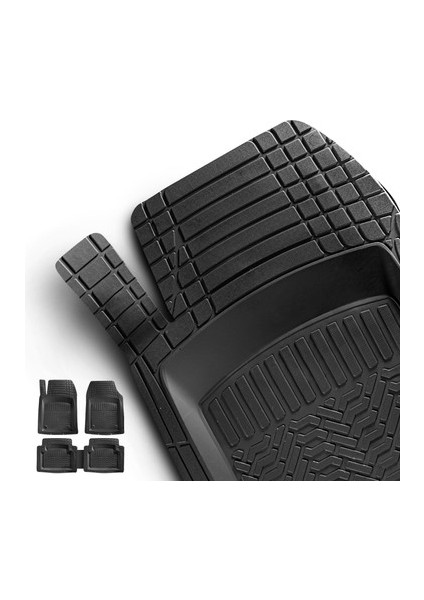 Ford Connect 3D Londra Profesyonel Siyah Oto Paspas