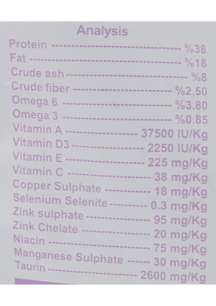 38 Kitten Kuzulu Yavru Kedi Kuru Maması 2 kg