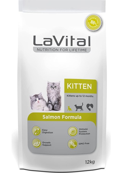 La Vital Kitten Salmon Formula, 12 kg