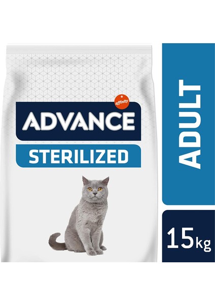 Cat Sterilized Hindili Kısırlaştırılmış Kedi Maması, 15 kg