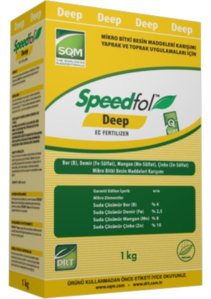 Speedfol Deep Ec Yaprak Gübresi 1 Kg