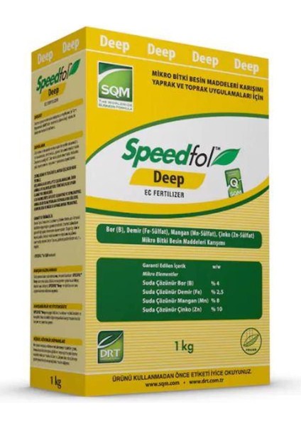 Speedfol Deep Ec Yaprak Gübresi 1 Kg