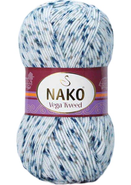 5 Adet Vega Tweed Premium Akrilik El Örgü Ipi Yünü No: 31924 indirimleri