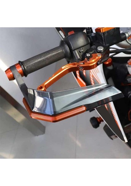 Store Universal Motosiklet Elcik Manet Koruma Rüzgarlık Turuncu modelleri