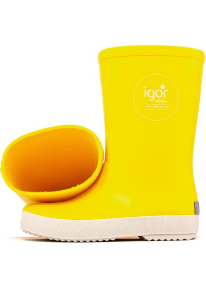 W10107 Splash Nautico Çocuk Sarı Yağmur Çizmesi