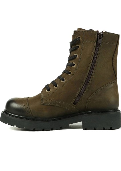 Deri Erkek Bot Haki 102 18505 V6 fiyatları