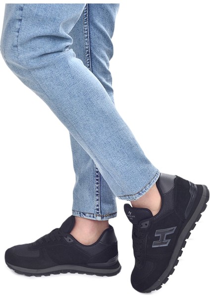 Peru Unisex Günlük Spor Ayakkabı 19250 Siyah Füme V32