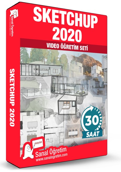 Sketchup 2020 Video Ders Eğitim Seti