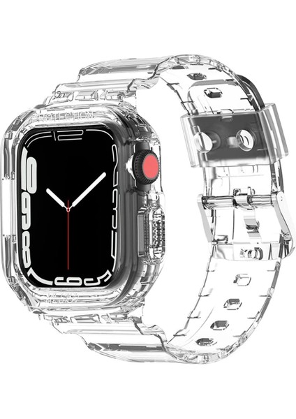 Apple Watch Ultra - 49MM Uyumlu 2in1 Tam Koruma Kordon Kılıf