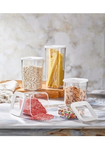 Kare Saklama Kabı (Şeffaf) 5li Set VP-188