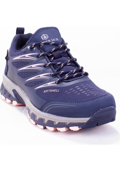10123006 Lacivert Pembe Su Geçirmez Günlük Kadın Spor Ayakkabı