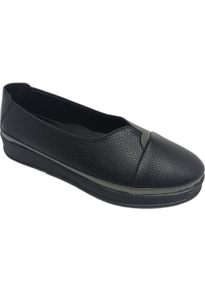 170 Kadın Siyah Kalın Taban Günlük Kullanım Ayakkabı fiyatları