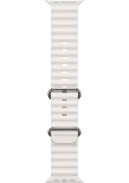 Zemuaraks Apple Watch 42MM Zore Krd-75 Silikon Kordon Metal Toka Şık fırsatları