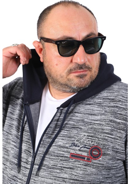 Büyük Beden Erkek Sweat The Frontier 22726-LACIVERT fiyatları