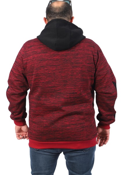Büyük Beden Erkek Sweat The Frontier 22726-BORDO fırsatları