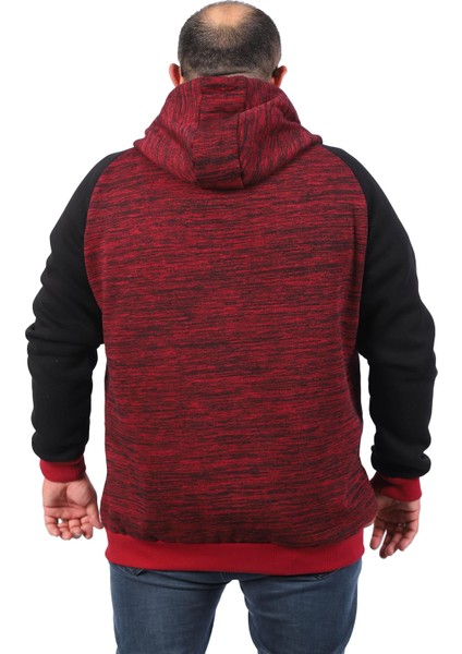 Büyük Beden Unisex New York Collage Sweat 22727-BORDO fırsatları