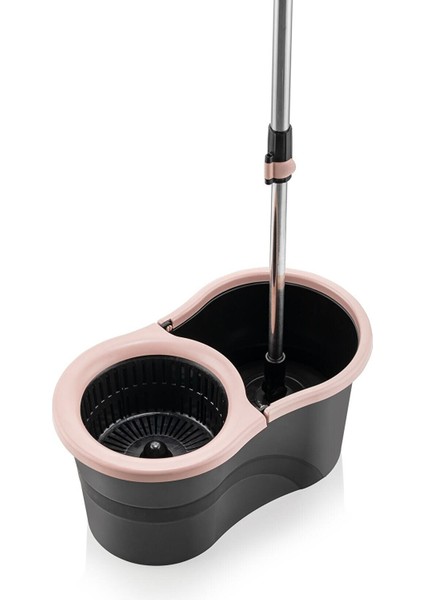 Sillgech 360 Smart Mop Jr. Black Siyah Temizlik Paspas Seti Pembe EH-121