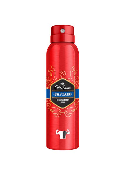 Deodorant Spray Captain 150 ml