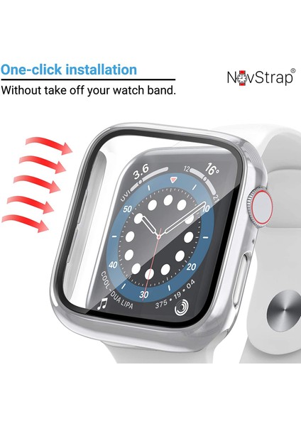 Apple Watch Seri 7 8 9 41mm ile Uyumlu Ekran Kasa Koruyucu Kapak Kılıf 360 Tam Koruma fırsatları