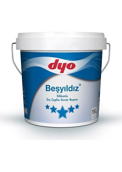 Beşyıldız Silikonlu Dış Cephe Boyası 15 L Güz Pembesi