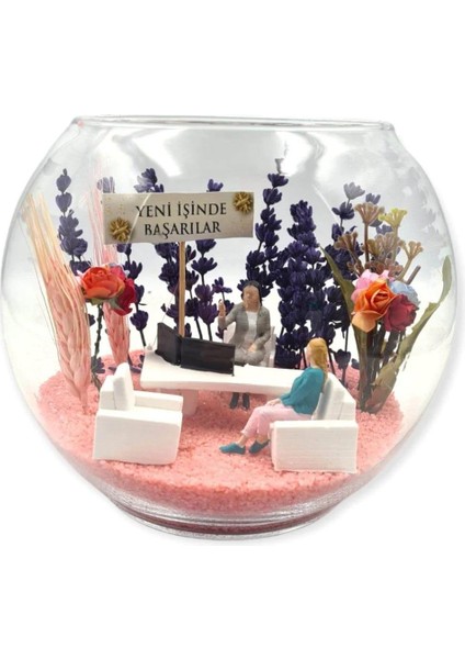 Teraryum Yeni Iş Tebriği , Yeni Işinde Başarılar Lavanta Tasarım. Arkadaşa Hediye. ( Bayan ) Special.